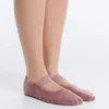 2 paires de chaussettes invisibles rembourrées en coton mélangé pour le yoga et le Pilates, avec large bande élastique 2 paires de chaussettes invisibles rembourrées en coton mélangé pour le yoga et le Pilates, avec large bande élastique