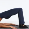 2 paires de chaussettes rembourrées en coton mélangé pour le yoga et le Pilates avec sangles croisées 2 paires de chaussettes rembourrées en coton mélangé pour le yoga et le Pilates avec sangles croisées