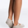 2 paires de chaussettes rembourrées en coton mélangé pour le yoga et le Pilates avec sangles croisées 2 paires de chaussettes rembourrées en coton mélangé pour le yoga et le Pilates avec sangles croisées