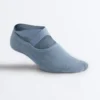 2 paires de chaussettes rembourrées en coton mélangé pour le yoga et le Pilates avec sangles croisées 2 paires de chaussettes rembourrées en coton mélangé pour le yoga et le Pilates avec sangles croisées