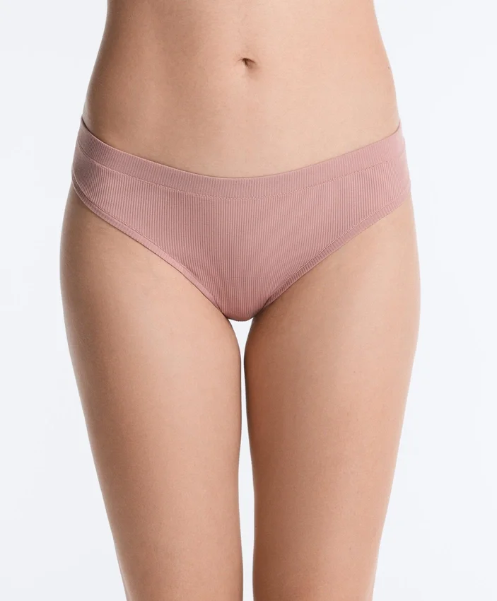 3 culottes brésiliennes en coton côtelé 3 culottes brésiliennes en coton côtelé