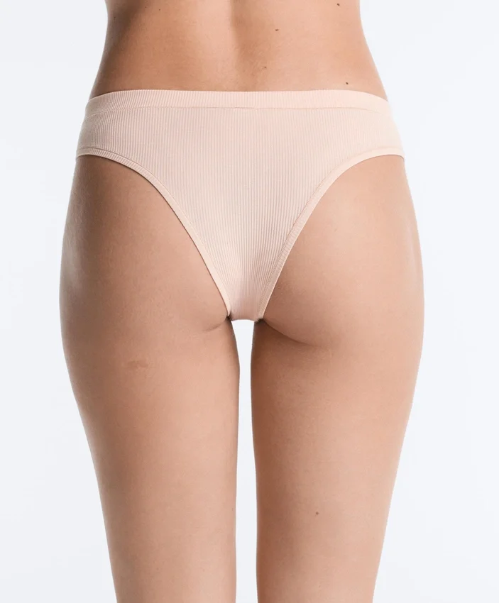 3 culottes brésiliennes en coton côtelé 3 culottes brésiliennes en coton côtelé