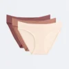 3 culottes classiques en mélange de modal à coupe en V 3 culottes classiques en mélange de modal à coupe en V