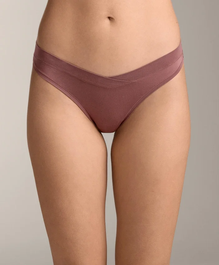 3 culottes classiques en mélange de modal à coupe en V 3 culottes classiques en mélange de modal à coupe en V