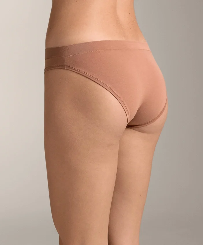 3 culottes classiques en mélange de modal à coupe en V 3 culottes classiques en mélange de modal à coupe en V
