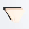 3 culottes classiques invisibles en mélange de coton 3 culottes classiques invisibles en mélange de coton