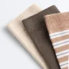 3 paires de chaussettes classiques en mélange de coton 3 paires de chaussettes classiques en mélange de coton