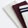 3 paires de chaussettes classiques en mélange de coton 3 paires de chaussettes classiques en mélange de coton