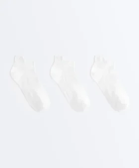 3 paires de chaussettes de sport en mélange de polyamide avec languette au talon