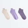 3 paires de chaussettes de sport en mélange de polyamide avec languette au talon 3 paires de chaussettes de sport en mélange de polyamide avec languette au talon