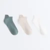 3 paires de chaussettes de sport en mélange de polyamide avec languette au talon 3 paires de chaussettes de sport en mélange de polyamide avec languette au talon