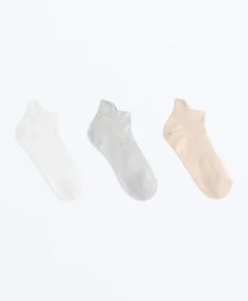 3 paires de chaussettes de sport en mélange de polyamide avec languette au talon