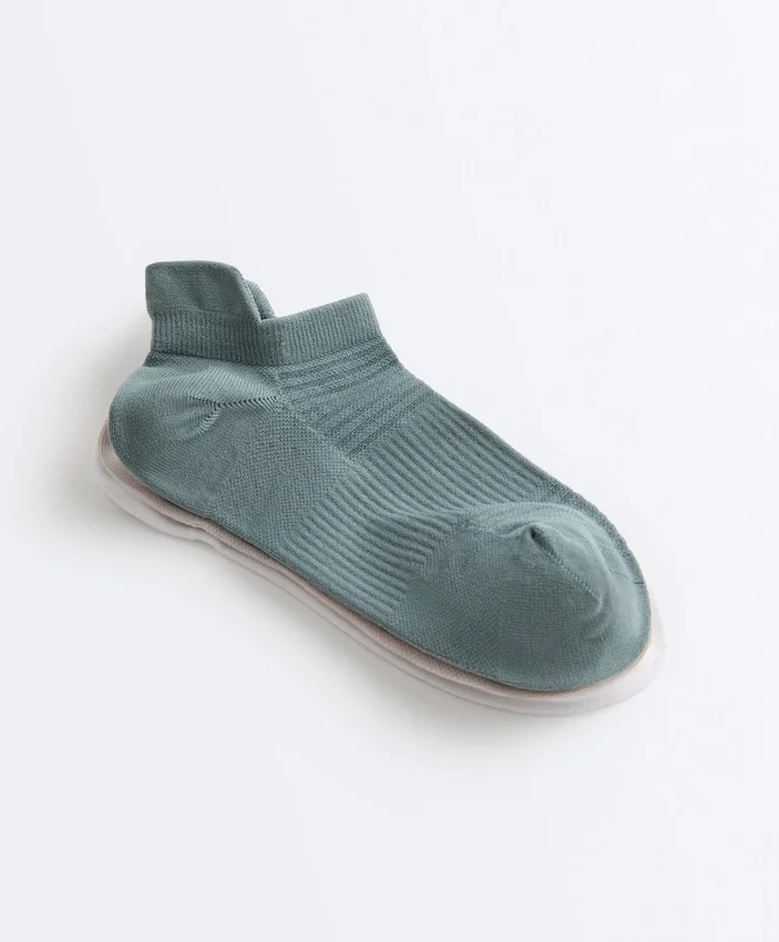 3 paires de chaussettes de sport en mélange de polyamide avec languette au talon 3 paires de chaussettes de sport en mélange de polyamide avec languette au talon