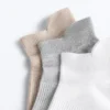 3 paires de chaussettes de sport en mélange de polyamide avec languette au talon 3 paires de chaussettes de sport en mélange de polyamide avec languette au talon