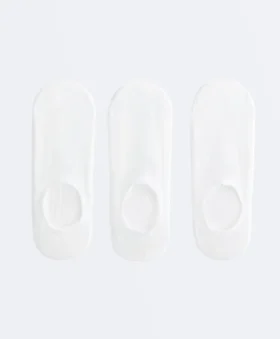 3 paires de chaussettes de sport invisibles montantes en mélange de polyamide