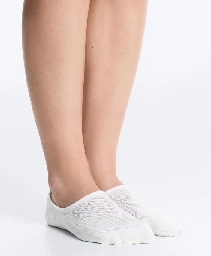 3 paires de chaussettes de sport invisibles montantes en mélange de polyamide 3 paires de chaussettes de sport invisibles montantes en mélange de polyamide