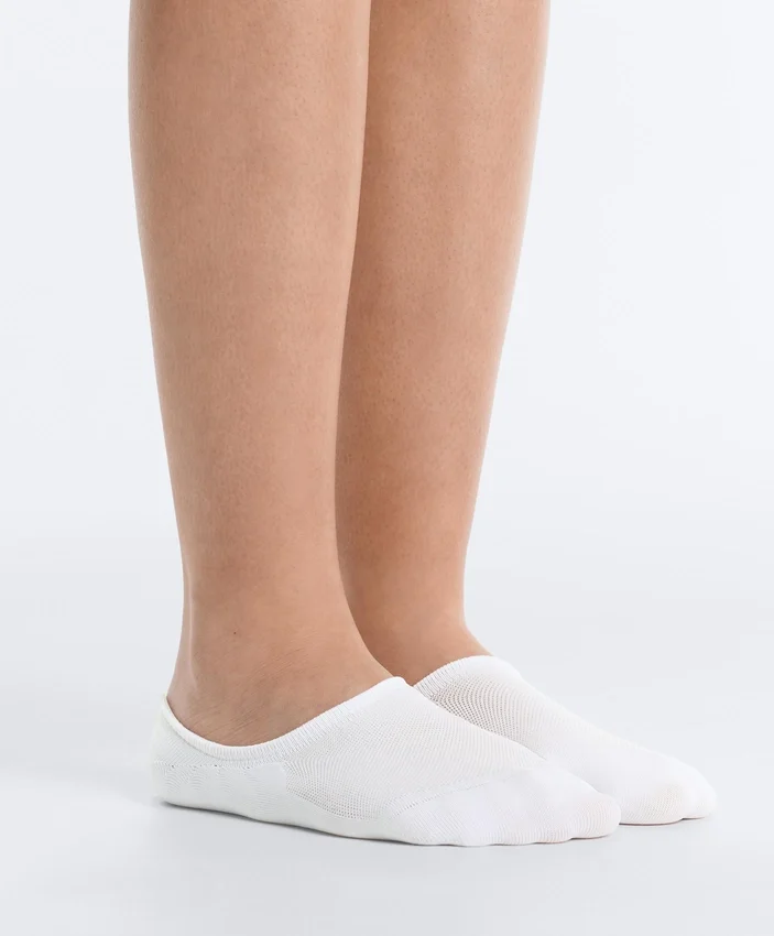 3 paires de chaussettes de sport invisibles montantes en mélange de polyamide 3 paires de chaussettes de sport invisibles montantes en mélange de polyamide
