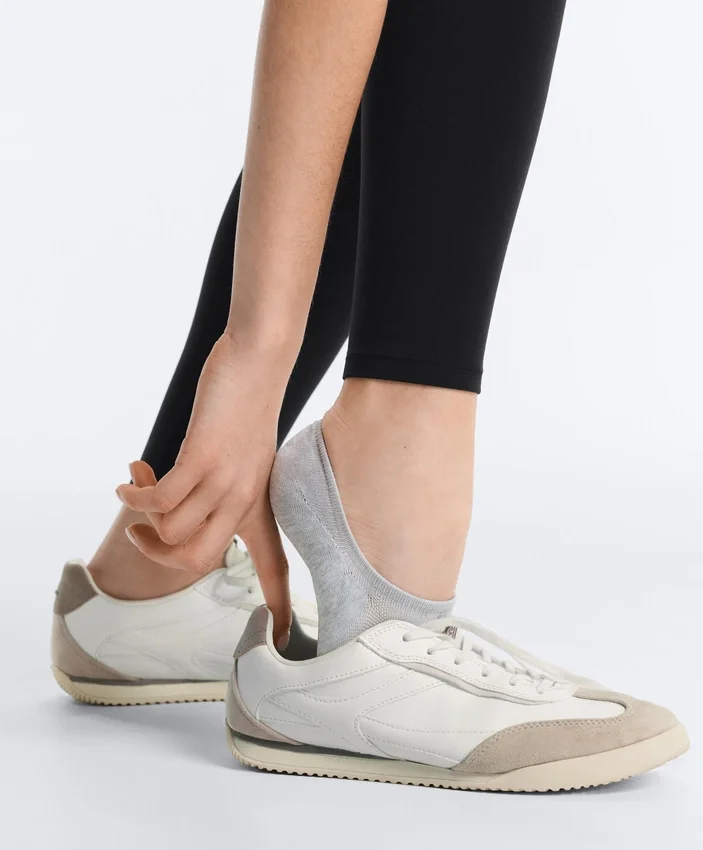3 paires de chaussettes de sport invisibles montantes en mélange de polyamide 3 paires de chaussettes de sport invisibles montantes en mélange de polyamide