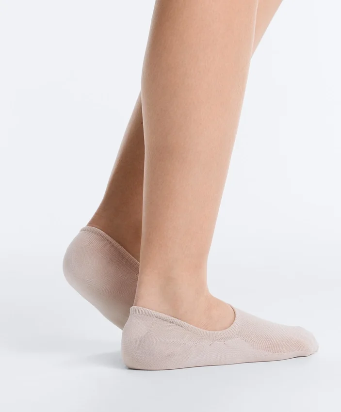 3 paires de chaussettes de sport invisibles montantes en mélange de polyamide 3 paires de chaussettes de sport invisibles montantes en mélange de polyamide
