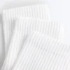 3 paires de chaussettes de sport mi-mollet en coton mélangé