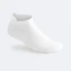3 paires de chaussettes de sport mi-mollet en coton mélangé avec languette au talon 3 paires de chaussettes de sport mi-mollet en coton mélangé avec languette au talon