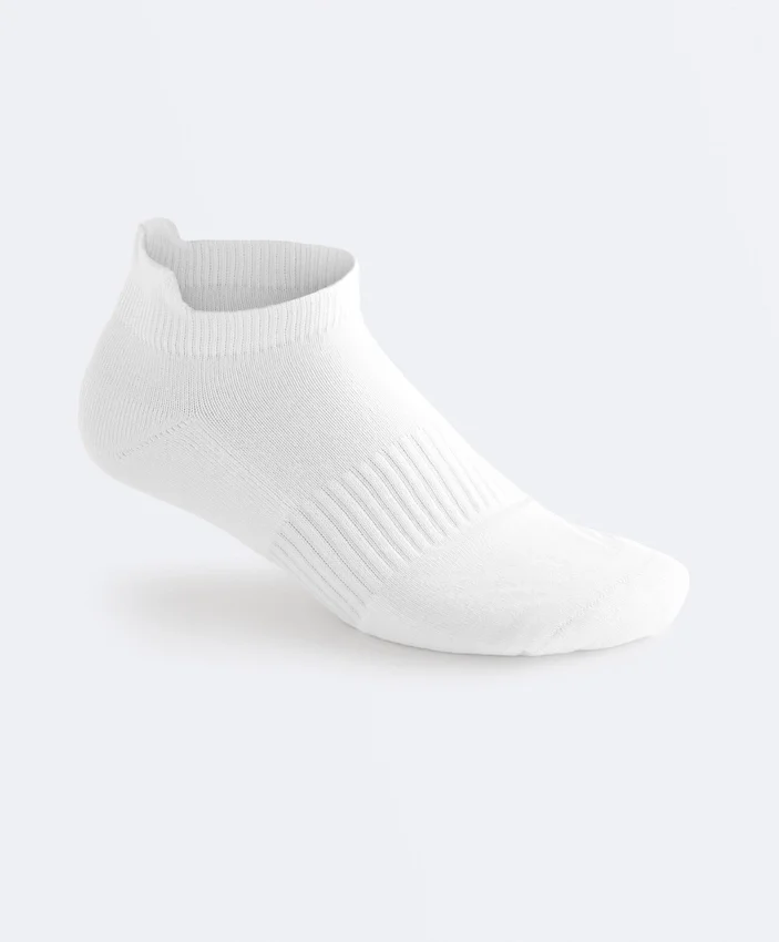 3 paires de chaussettes de sport mi-mollet en coton mélangé avec languette au talon 3 paires de chaussettes de sport mi-mollet en coton mélangé avec languette au talon