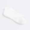 3 paires de chaussettes de sport mi-mollet en coton mélangé avec languette au talon 3 paires de chaussettes de sport mi-mollet en coton mélangé avec languette au talon