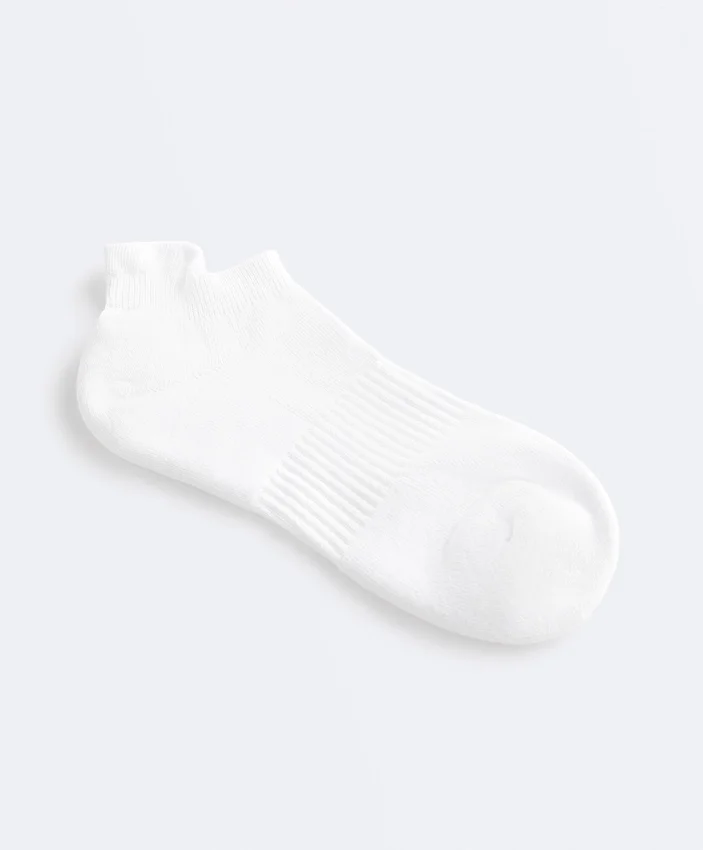 3 paires de chaussettes de sport mi-mollet en coton mélangé avec languette au talon 3 paires de chaussettes de sport mi-mollet en coton mélangé avec languette au talon