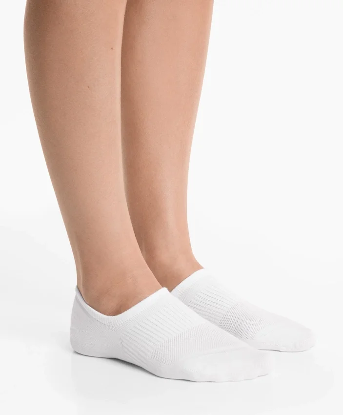 3 paires de chaussettes invisibles de sport montantes en mélange de coton 3 paires de chaussettes invisibles de sport montantes en mélange de coton