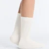 3 paires de chaussettes piquées classiques en coton mélangé 3 paires de chaussettes piquées classiques en coton mélangé