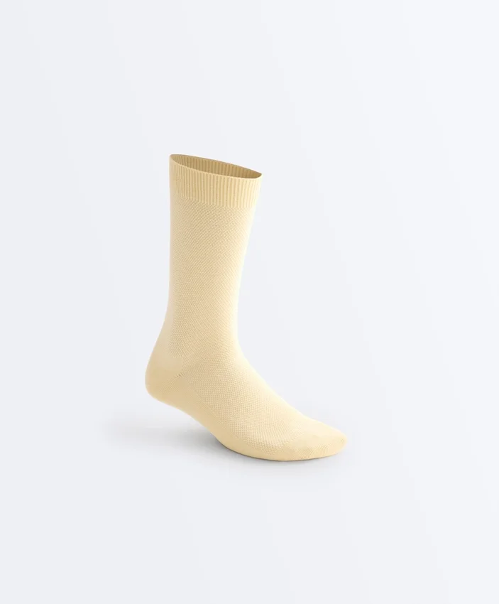 3 paires de chaussettes piquées classiques en coton mélangé 3 paires de chaussettes piquées classiques en coton mélangé