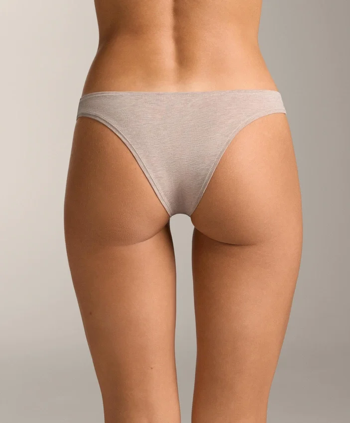 5 culottes brésiliennes en mélange de coton 5 culottes brésiliennes en mélange de coton