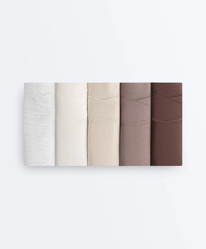 5 culottes brésiliennes en mélange de modal à découpe en V 5 culottes brésiliennes en mélange de modal à découpe en V