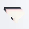 5 culottes brésiliennes en mélange de polyamide découpées au laser 5 culottes brésiliennes en mélange de polyamide découpées au laser