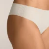 5 culottes brésiliennes invisibles en mélange de polyamide à fines côtes, découpées au laser 5 culottes brésiliennes invisibles en mélange de polyamide à fines côtes, découpées au laser