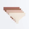 5 culottes brésiliennes invisibles en mélange de polyamide Pantone™ 5 culottes brésiliennes invisibles en mélange de polyamide Pantone™
