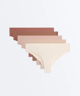 5 culottes brésiliennes invisibles en mélange de polyamide Pantone™