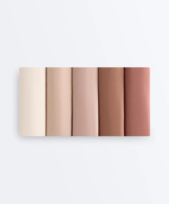 5 culottes brésiliennes invisibles en mélange de polyamide Pantone™ 5 culottes brésiliennes invisibles en mélange de polyamide Pantone™