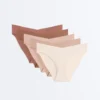 5 culottes classiques en mélange de polyamide invisible Pantone™ à coupe en V 5 culottes classiques en mélange de polyamide invisible Pantone™ à coupe en V