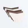 5 culottes classiques invisibles en mélange de polyamide avec coupe en V 5 culottes classiques invisibles en mélange de polyamide avec coupe en V