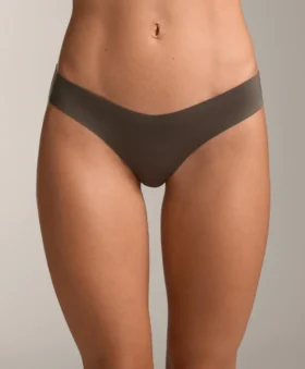 5 culottes classiques invisibles en mélange de polyamide avec coupe en V