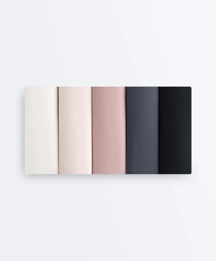 5 culottes taille basse invisibles en mélange de polyamide 5 culottes taille basse invisibles en mélange de polyamide
