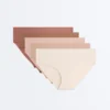 5 culottes taille basse invisibles en mélange de polyamide Pantone™ 5 culottes taille basse invisibles en mélange de polyamide Pantone™
