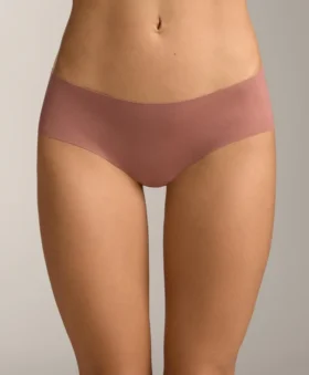 5 culottes taille basse invisibles en mélange de polyamide Pantone™