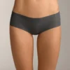 5 culottes taille basse légères en mélange de polyamide côtelé, invisibles et découpées au laser