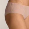 5 culottes taille basse légères en mélange de polyamide côtelé, invisibles et découpées au laser