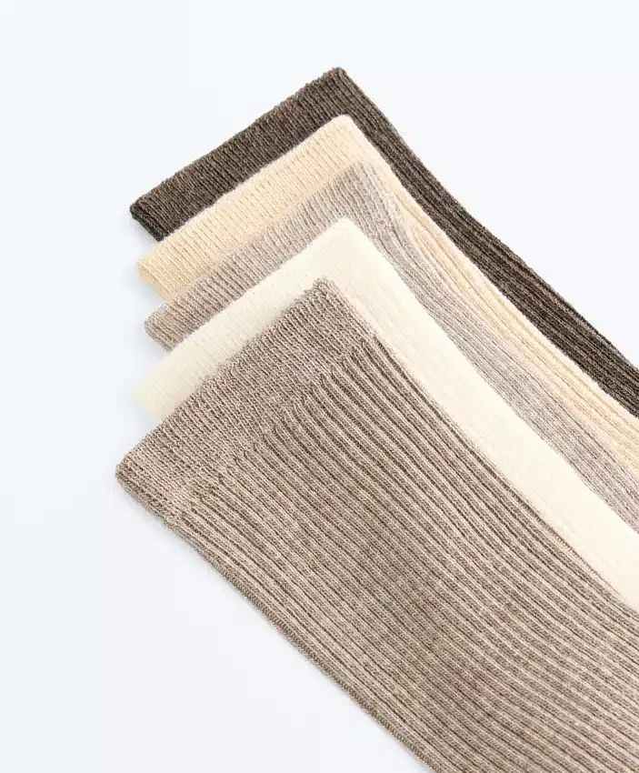 5 paires de chaussettes classiques en coton 5 paires de chaussettes classiques en coton