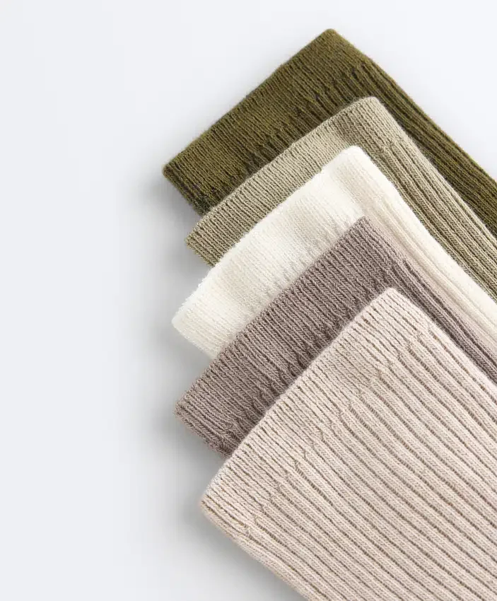5 paires de chaussettes classiques en mélange de coton 5 paires de chaussettes classiques en mélange de coton