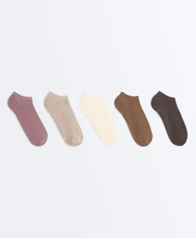 5 paires de chaussettes de sport en mélange de coton