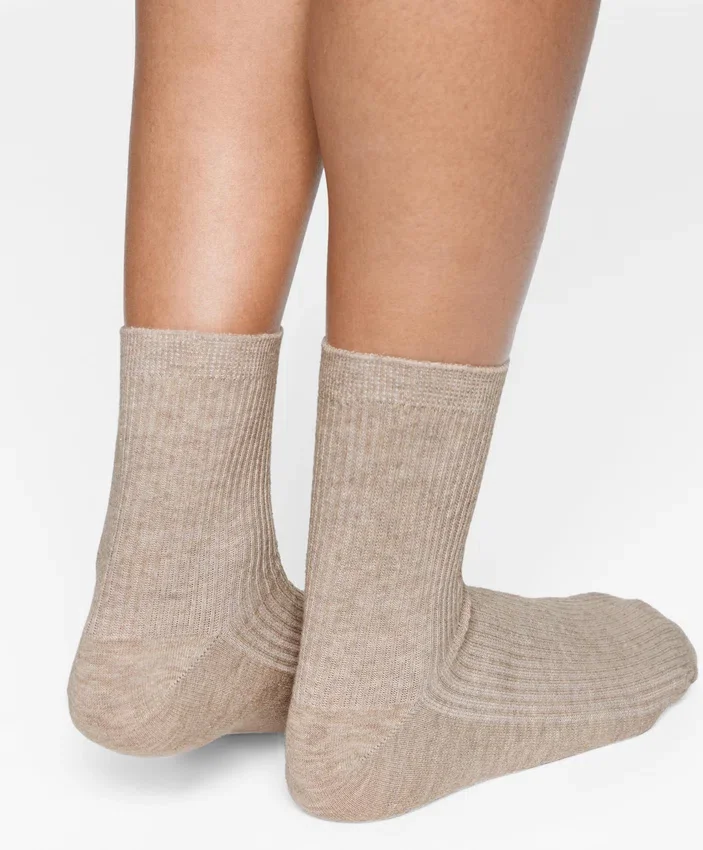 5 paires de chaussettes mi-mollet en coton 5 paires de chaussettes mi-mollet en coton